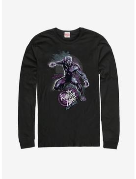 Marvel Black Panther Paw Prints Long Sleeve T-Shirt, , hi-res