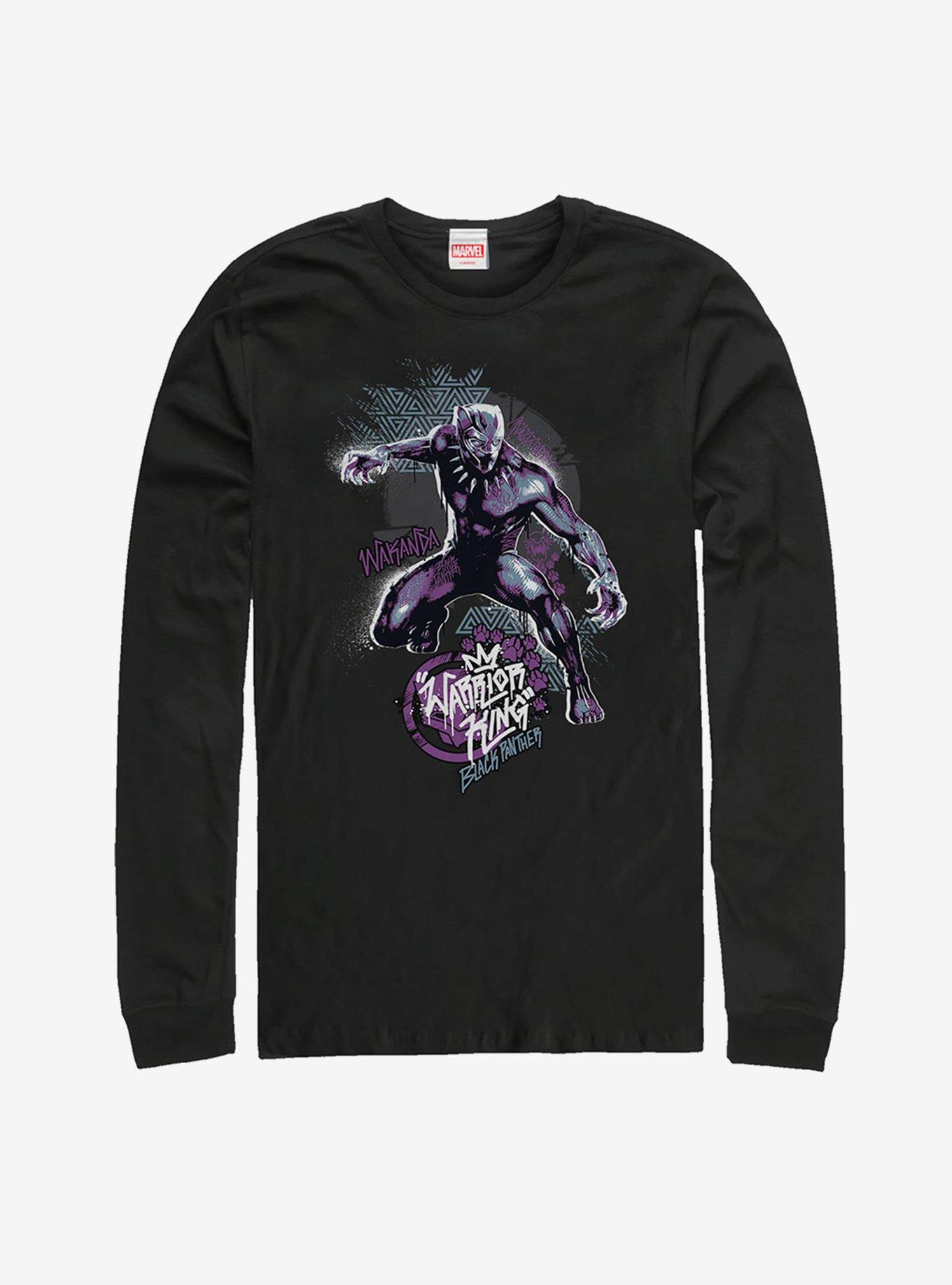 Marvel Black Panther Paw Prints Long Sleeve T-Shirt, , hi-res