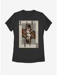 Star Wars Boba Fett Playing Card Womens T-Shirt, BLACK, hi-res