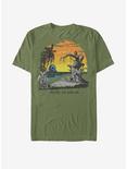 Disney Peter Pan Neverland Postcard T-Shirt, MIL GRN, hi-res