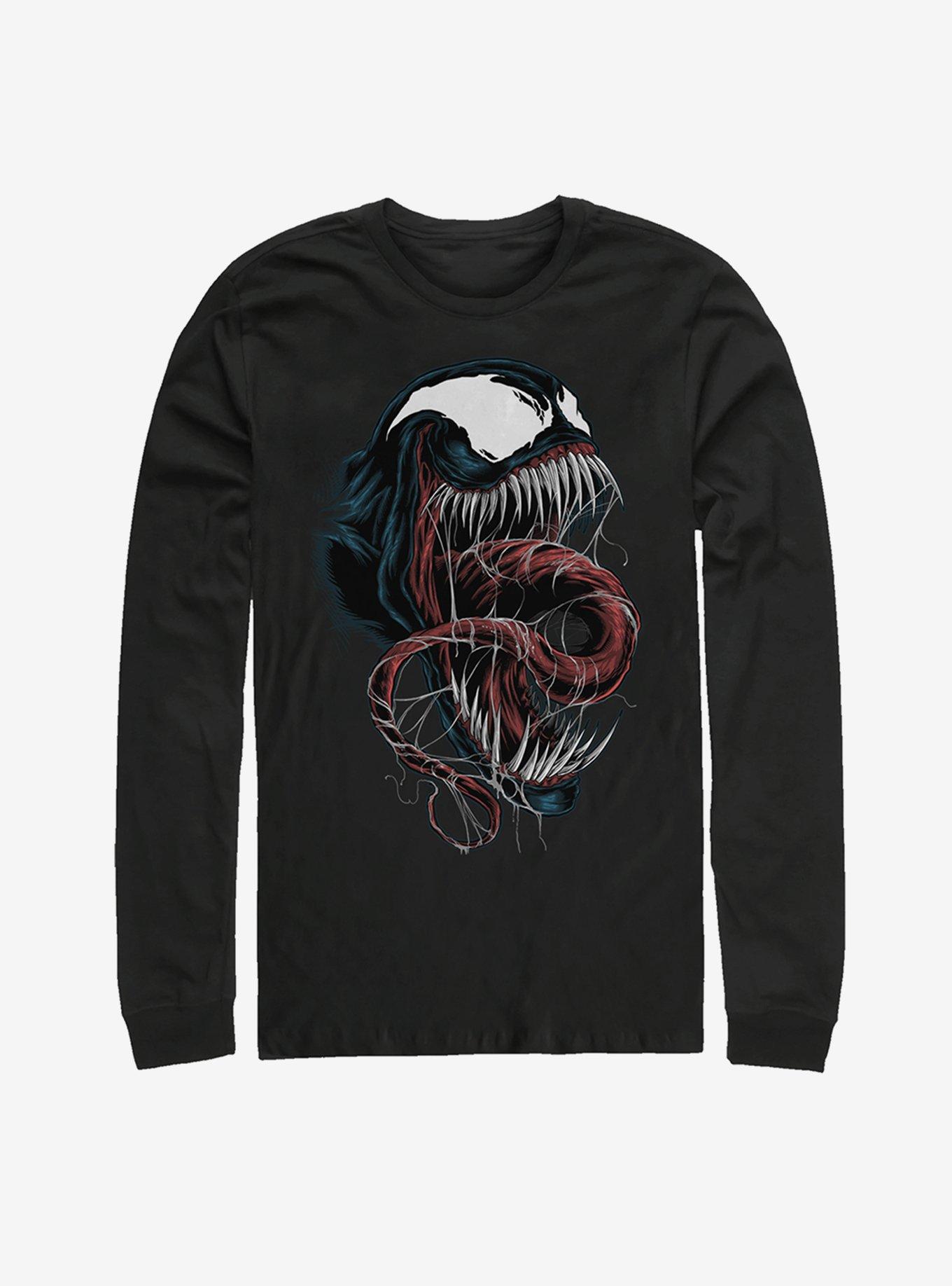 Marvel Venom Close-Up Long Sleeve T-Shirt, , hi-res