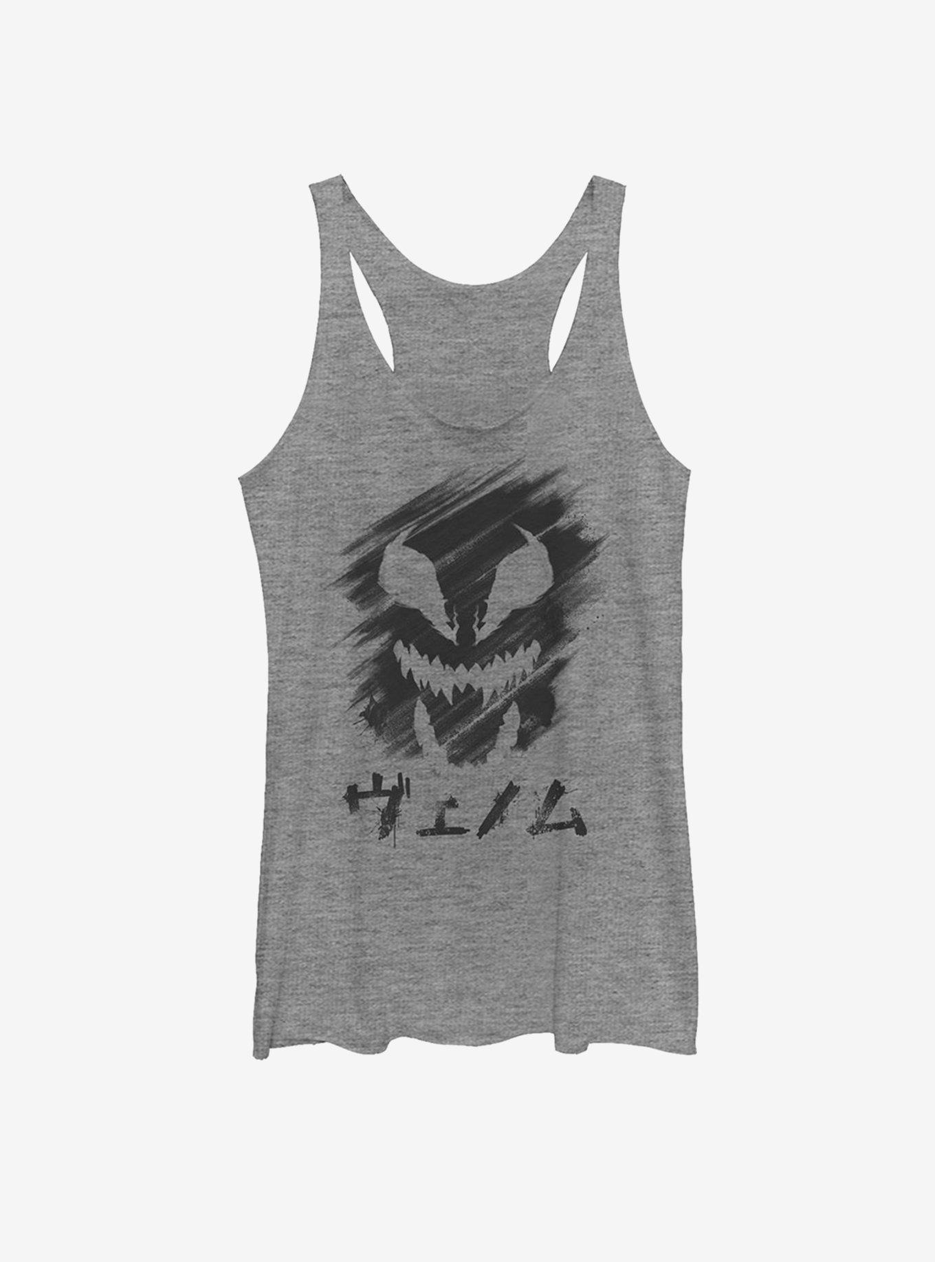 Marvel Venom Japanese Text Womens Tank Top, , hi-res