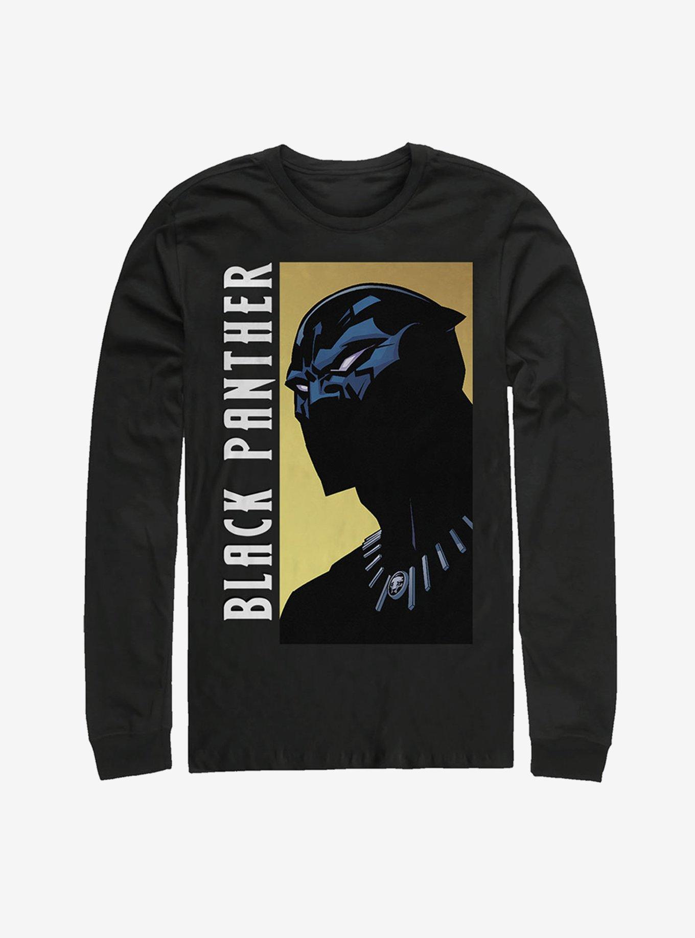 Marvel Black Panther Fierce Expression Long Sleeve T-Shirt, , hi-res