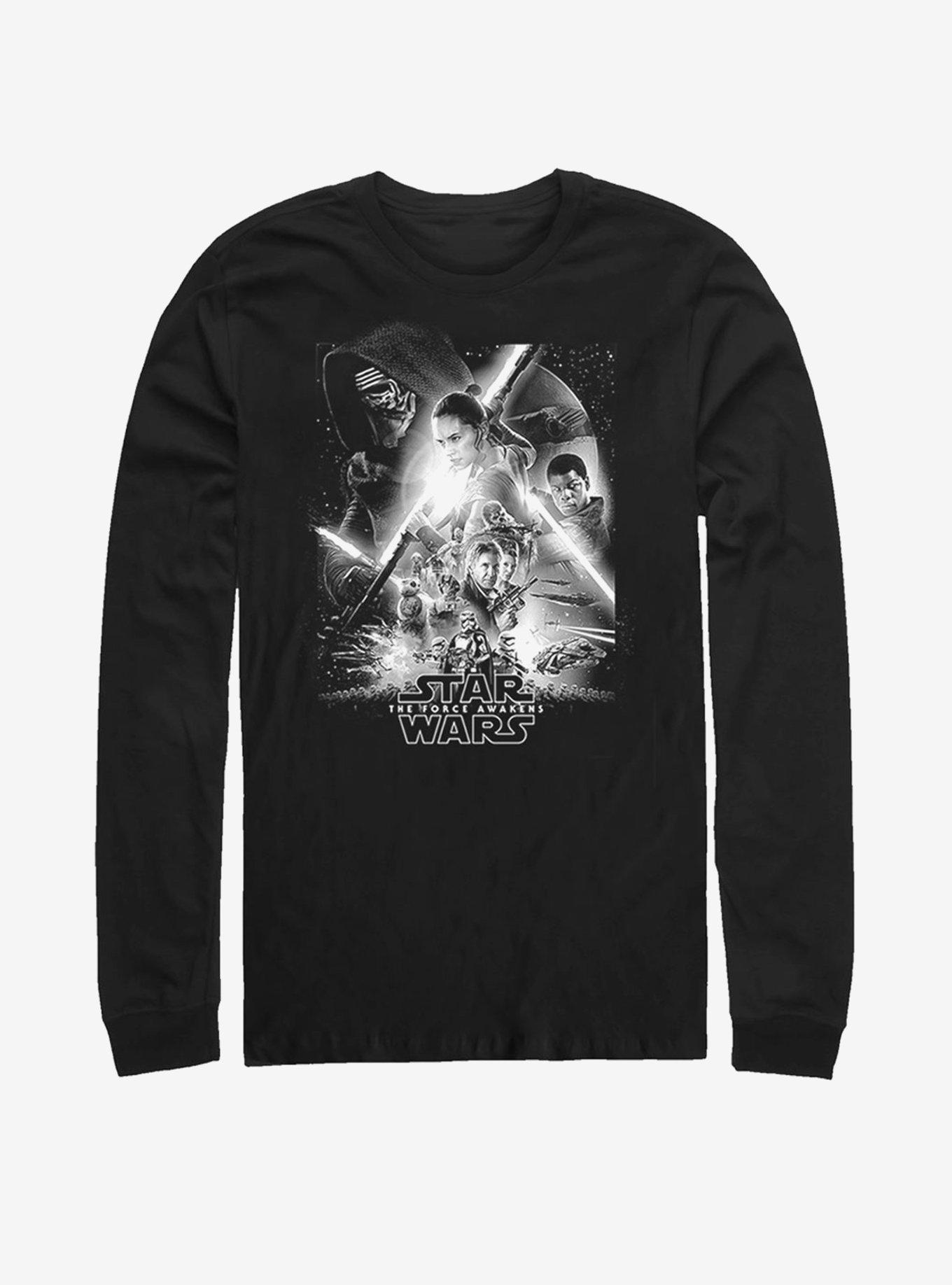 Star Wars The Force Awakens Poster Long Sleeve T-Shirt, , hi-res