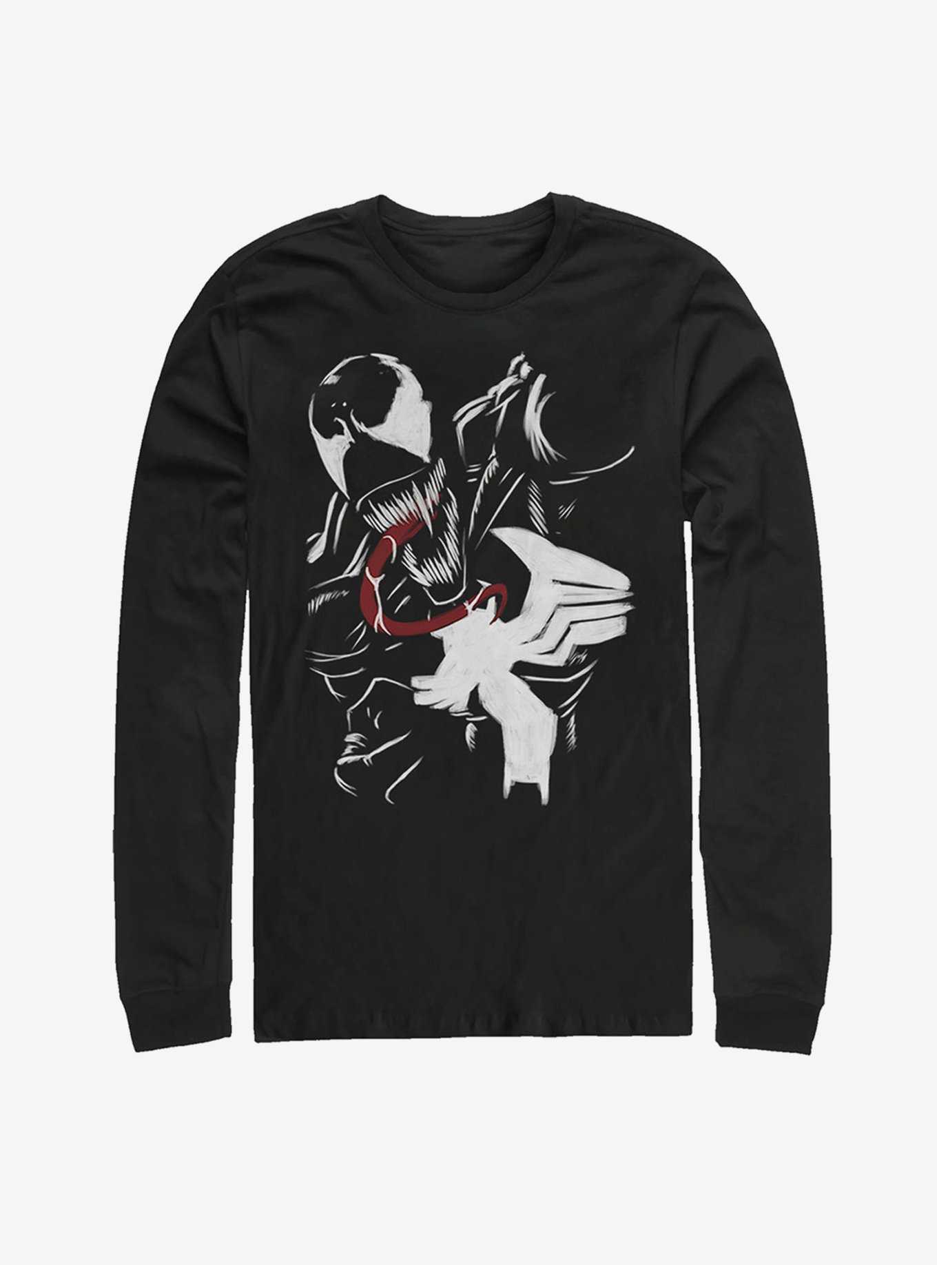 Marvel Venom Paint Print Long Sleeve T-Shirt, , hi-res