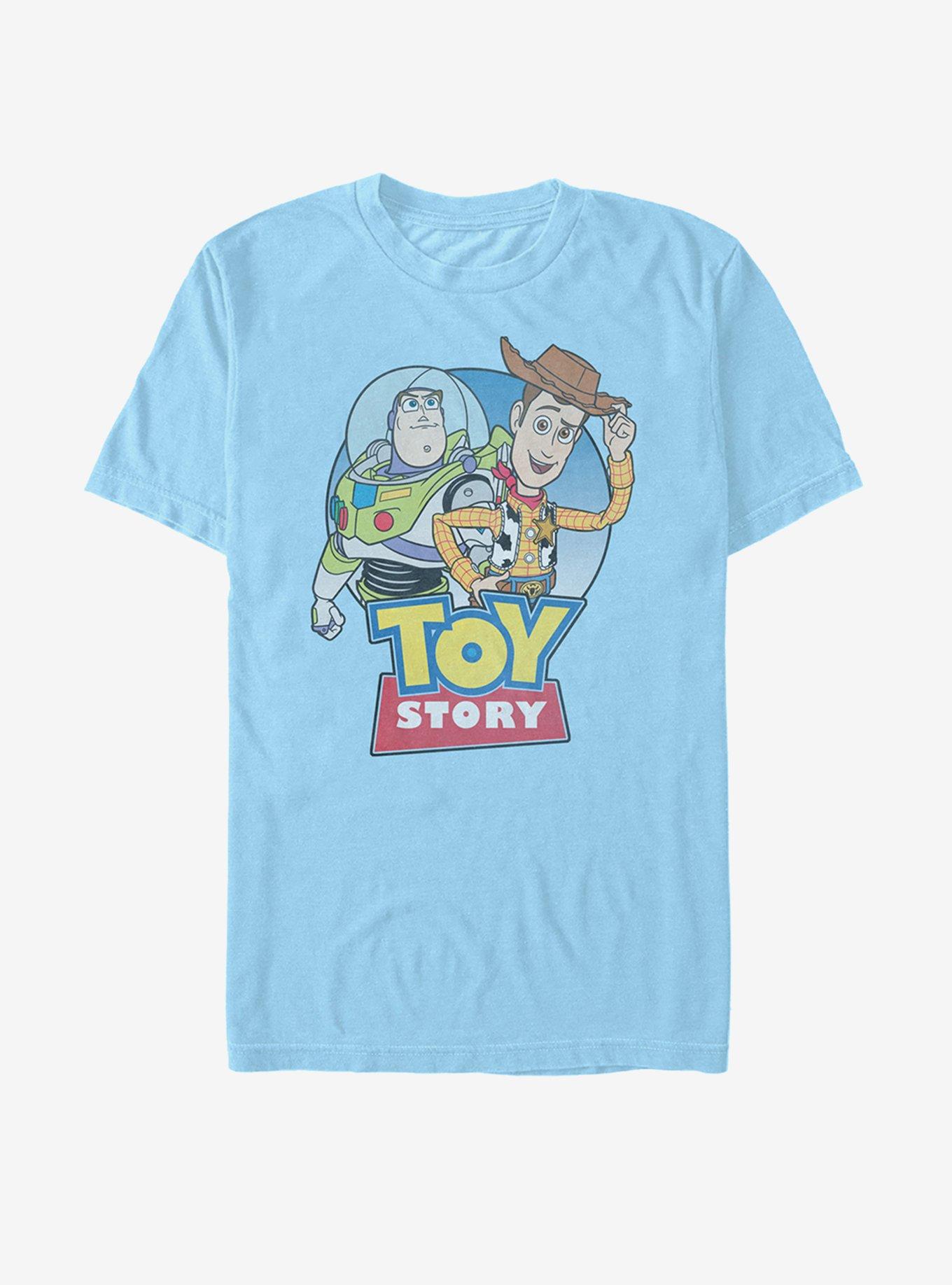 Disney Pixar Toy Story Best Friends Logo T-Shirt, LT BLUE, hi-res