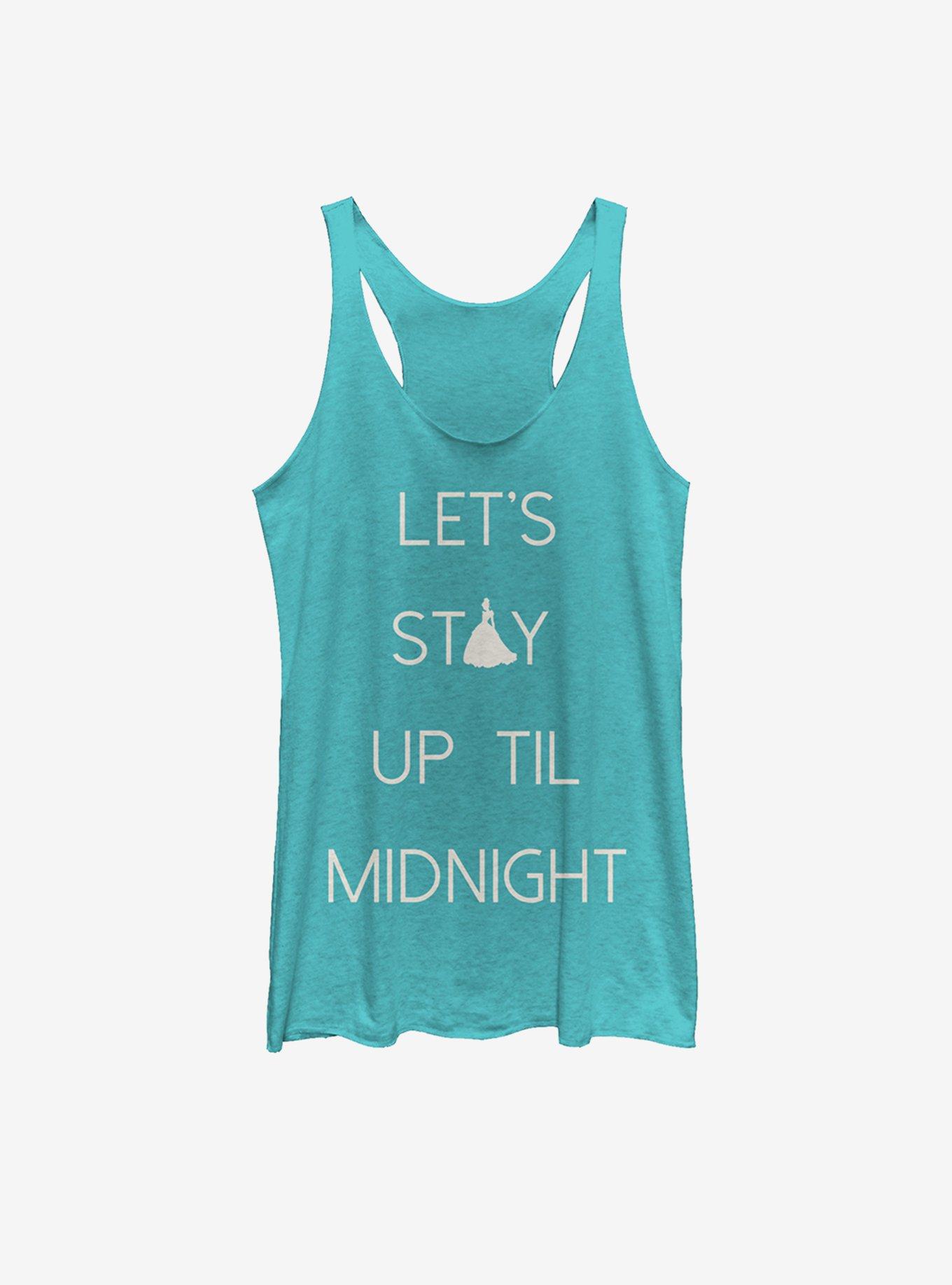 Disney Cinderella Stay Up Until Midnight Womens Tank, TAHI BLUE, hi-res