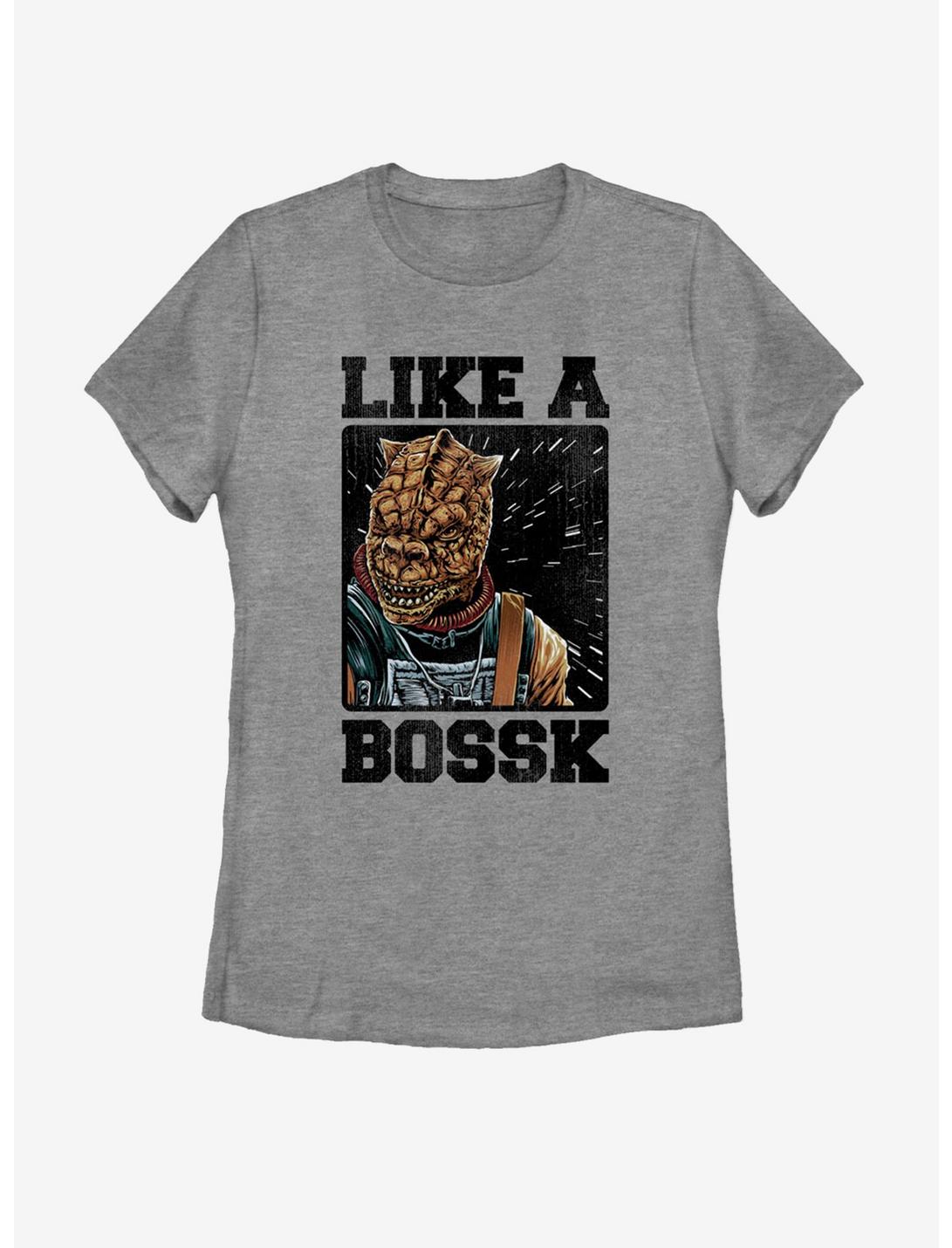 Star Wars Bounty Hunter Like a Bossk Womens T-Shirt, ATH HTR, hi-res