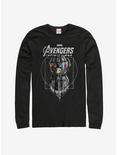 Marvel Avengers: Infinity War Gauntlet Drip Long Sleeve T-Shirt, BLACK, hi-res