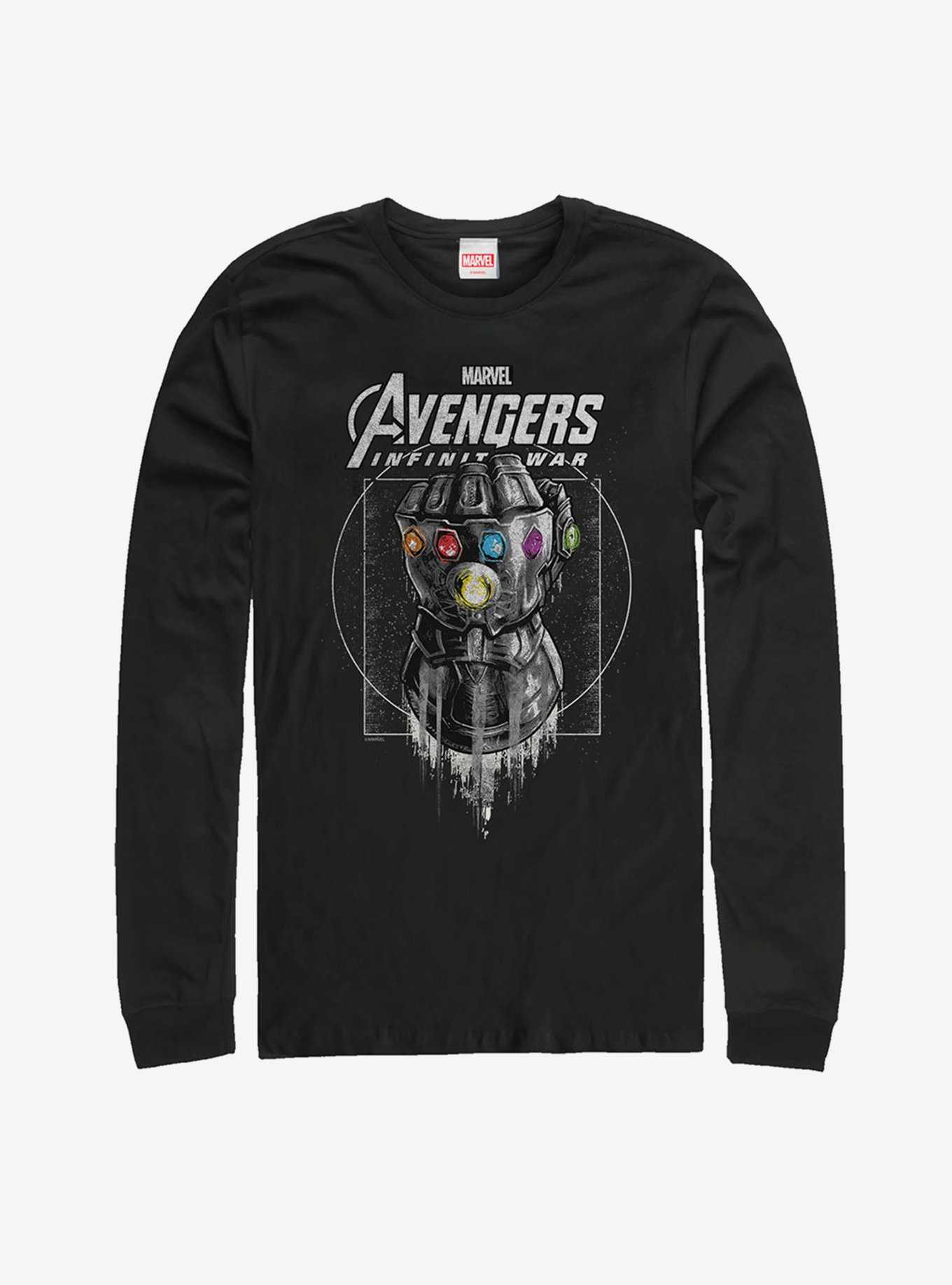 Marvel Avengers: Infinity War Gauntlet Drip Long Sleeve T-Shirt, , hi-res