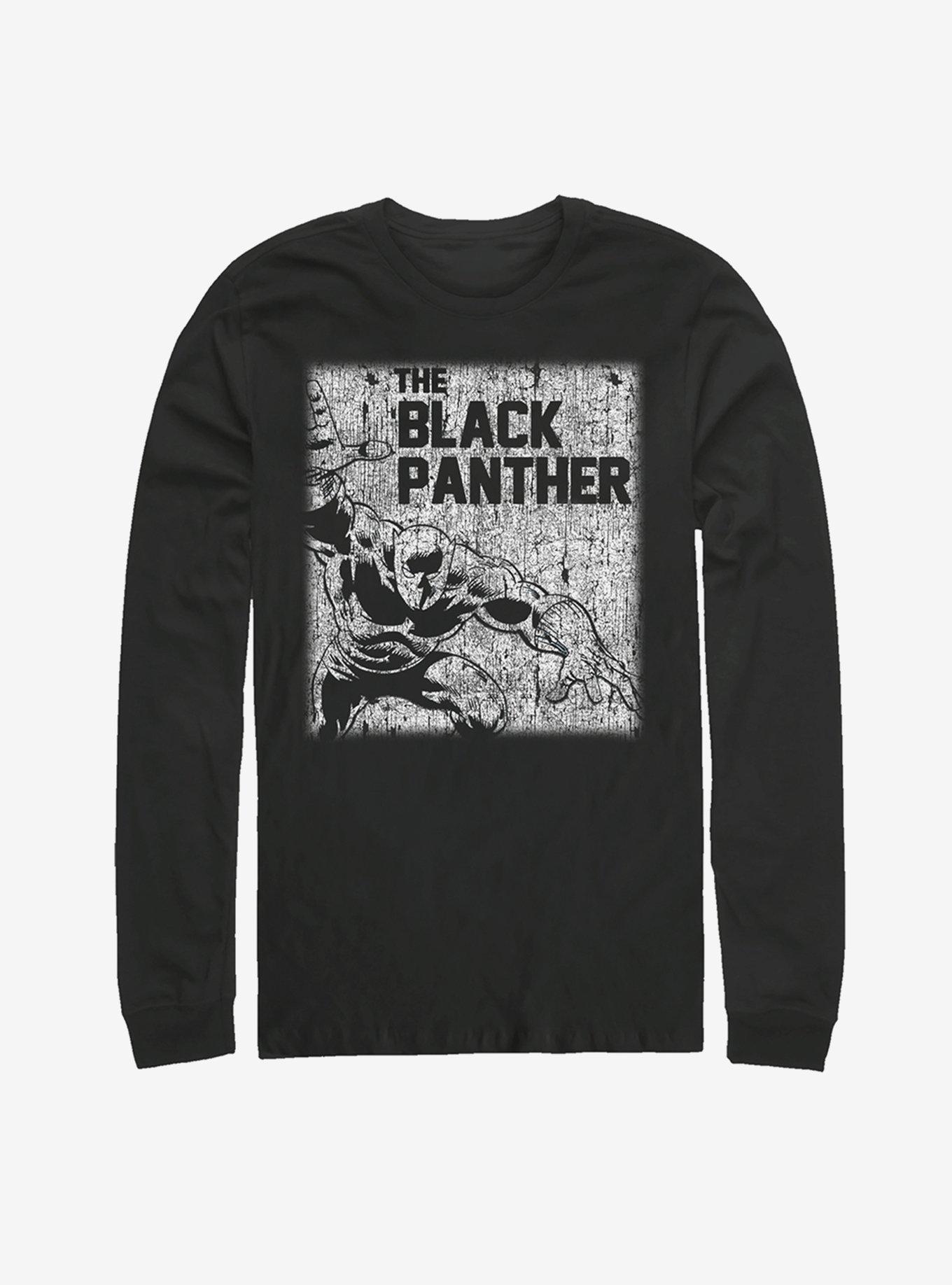 Marvel Black Panther Chalk Print Long Sleeve T-Shirt, , hi-res