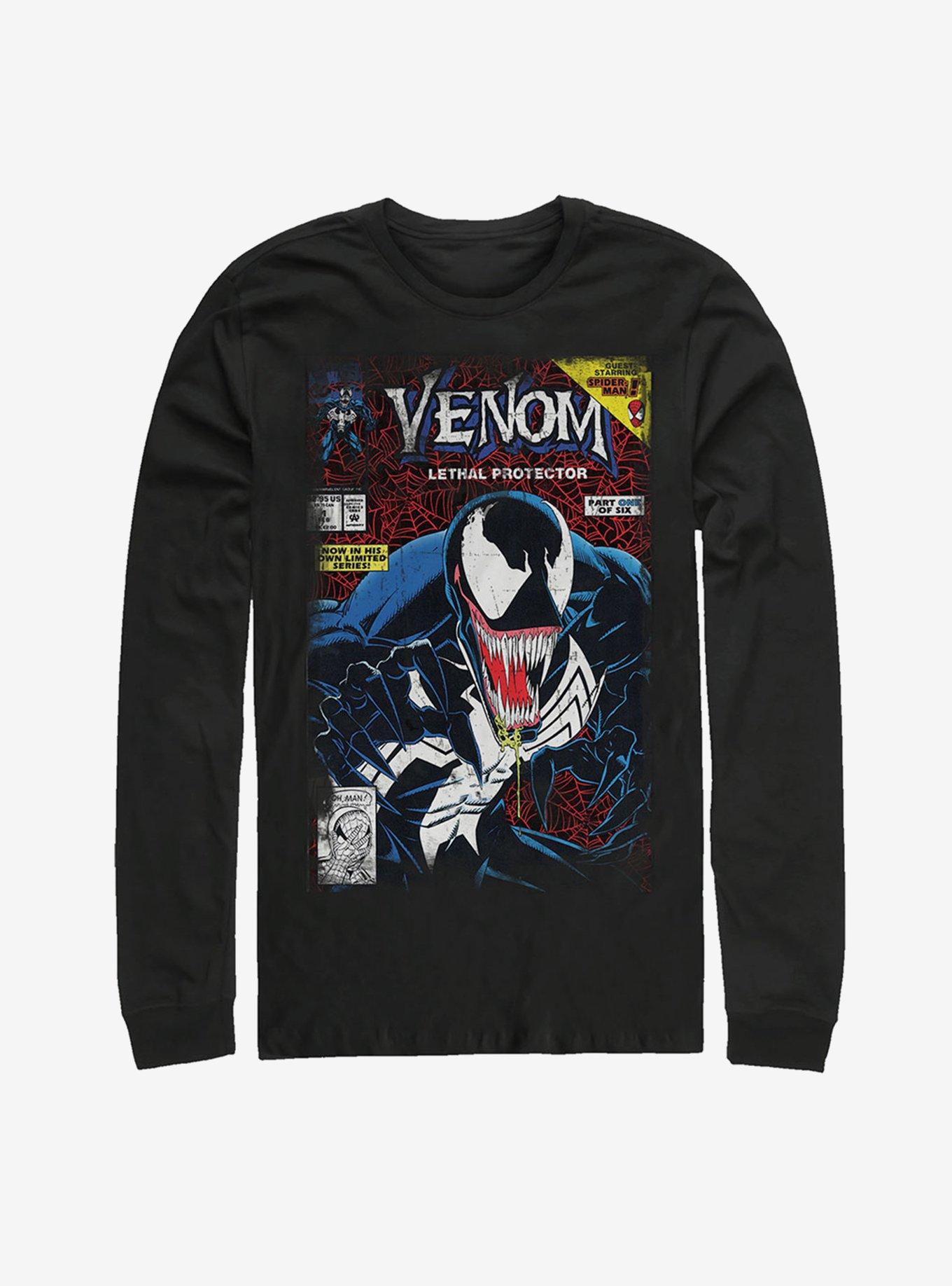 Marvel Venom Lethal Protector Long Sleeve T-Shirt, BLACK, hi-res