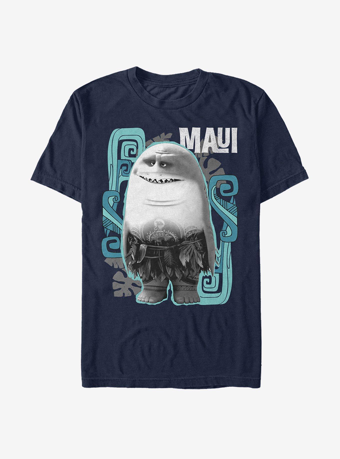 Funny Shark Head Maui T Shirt