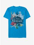 Disney The Little Mermaid Vintage Characters T-Shirt, LT BLUE, hi-res