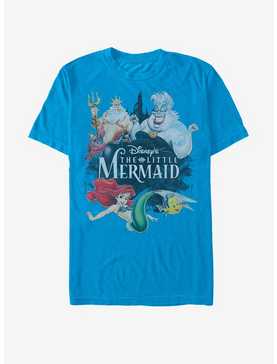 Disney The Little Mermaid Vintage Characters T-Shirt, , hi-res