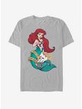 Disney The Little Mermaid Ariel Tattoo T-Shirt, SILVER, hi-res
