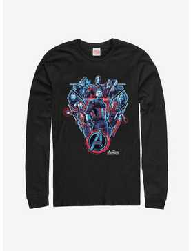 Marvel Avengers: Infinity War Armor Long Sleeve T-Shirt, , hi-res
