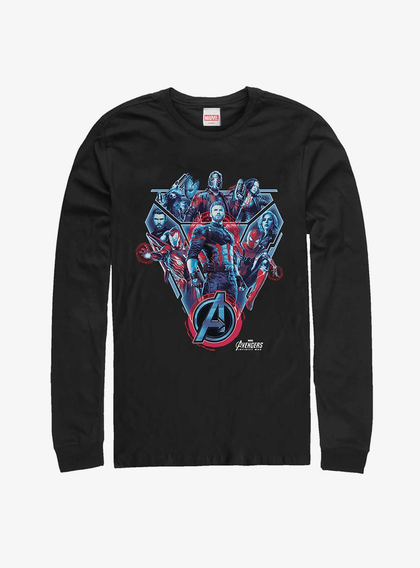 Marvel Avengers: Infinity War Armor Long Sleeve T-Shirt, , hi-res