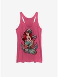 Disney The Little Mermaid Ariel Vintage Anchor Womens Tank, PINK HTR, hi-res
