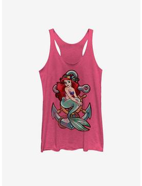 Disney The Little Mermaid Ariel Vintage Anchor Womens Tank, , hi-res