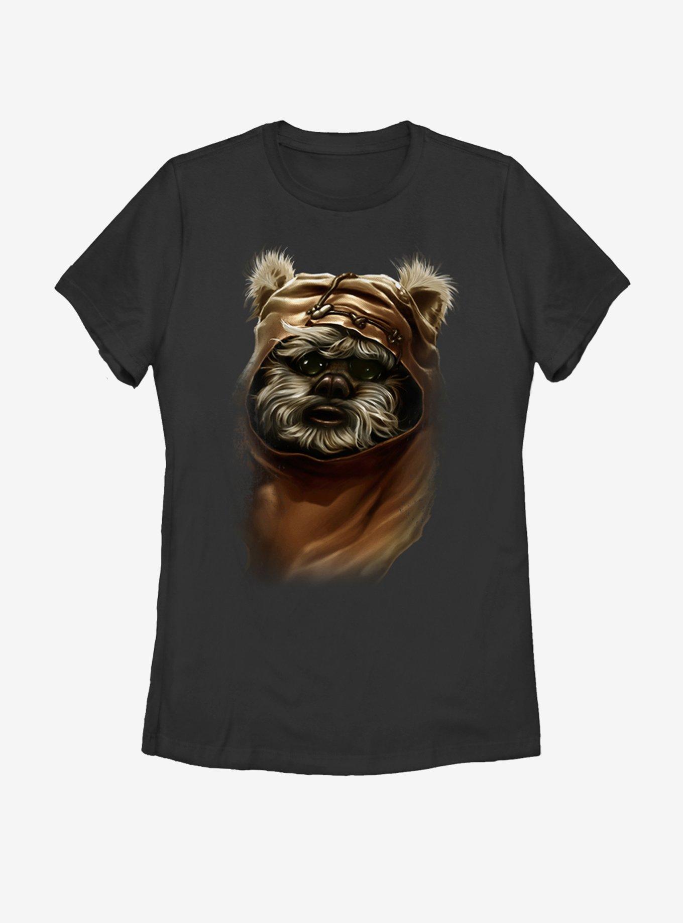 Star Wars Wicket Ewok Womens T-Shirt, BLACK, hi-res