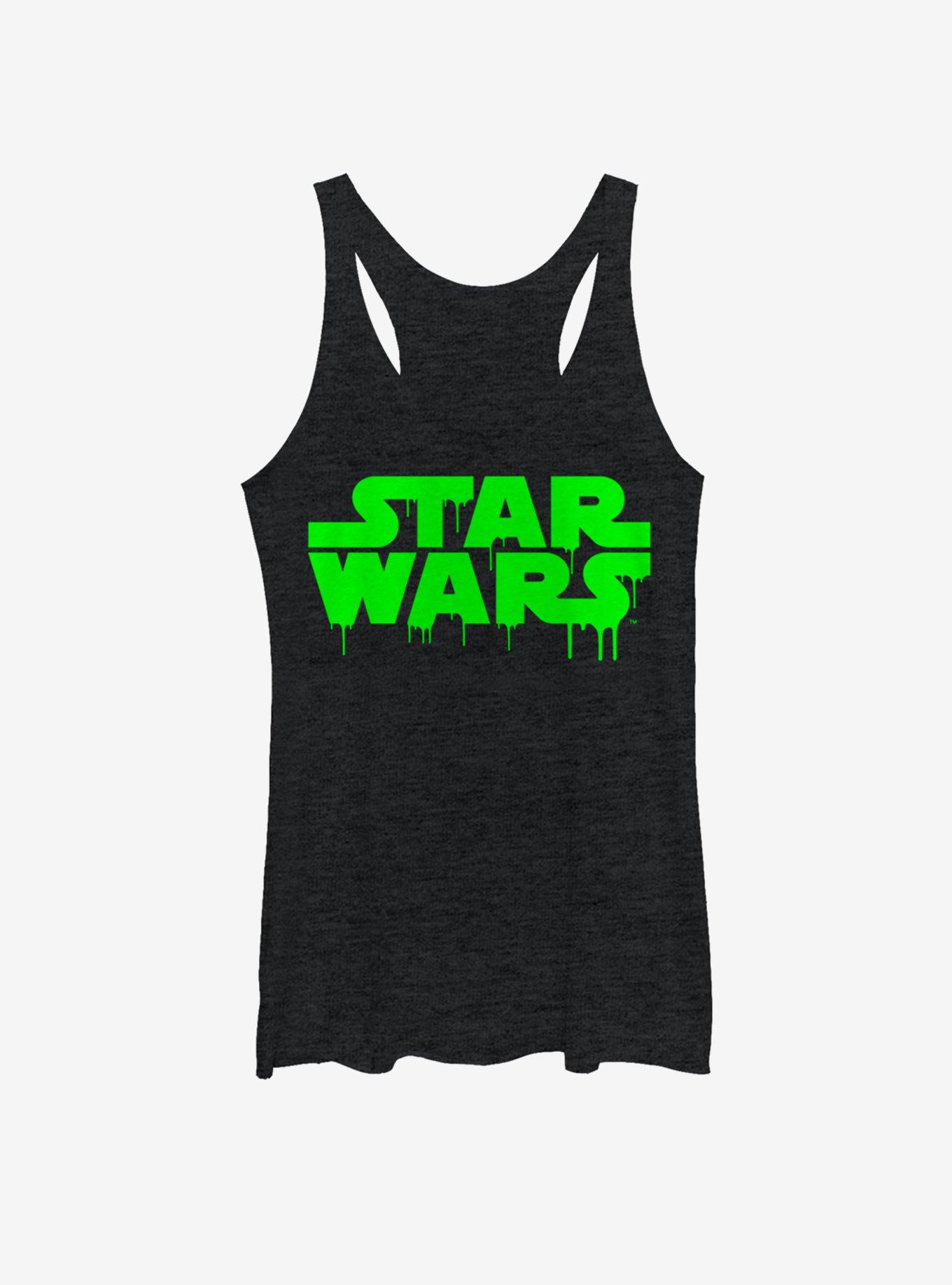 Star Wars Dripping Halloween Logo Womens Tank - BLACK | BoxLunch