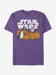 Star Wars Happy Halloween Porg Logo T-Shirt, PURPLE, hi-res