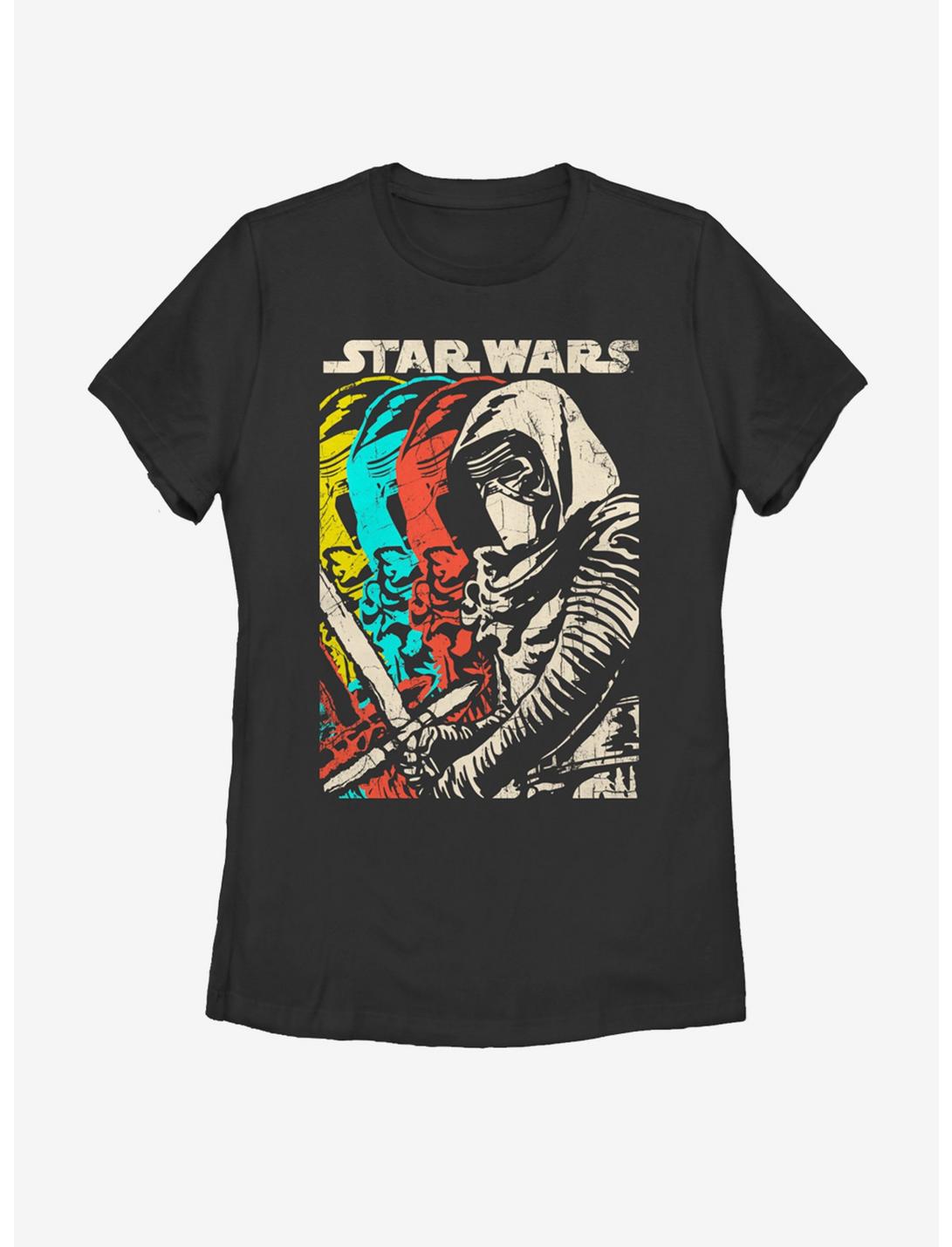 Star Wars The Force Awakens Kylo Ren Copies Womens T-Shirt, BLACK, hi-res
