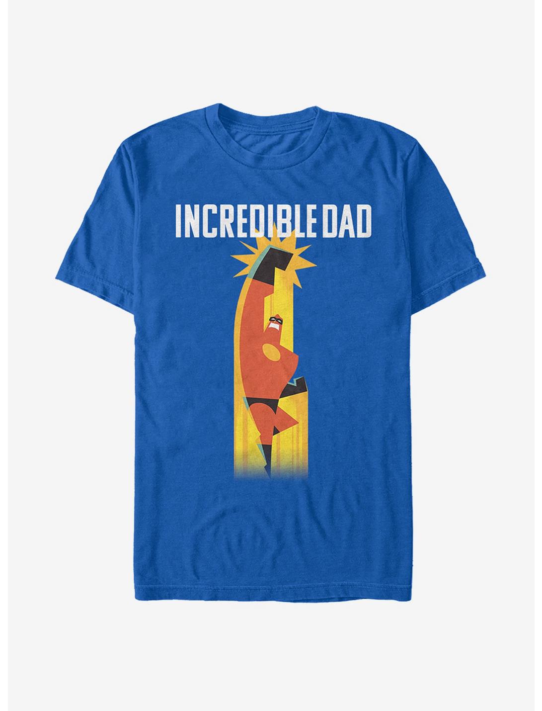 Disney Pixar The Incredibles Incredible Dad Geometric T-Shirt, ROYAL, hi-res