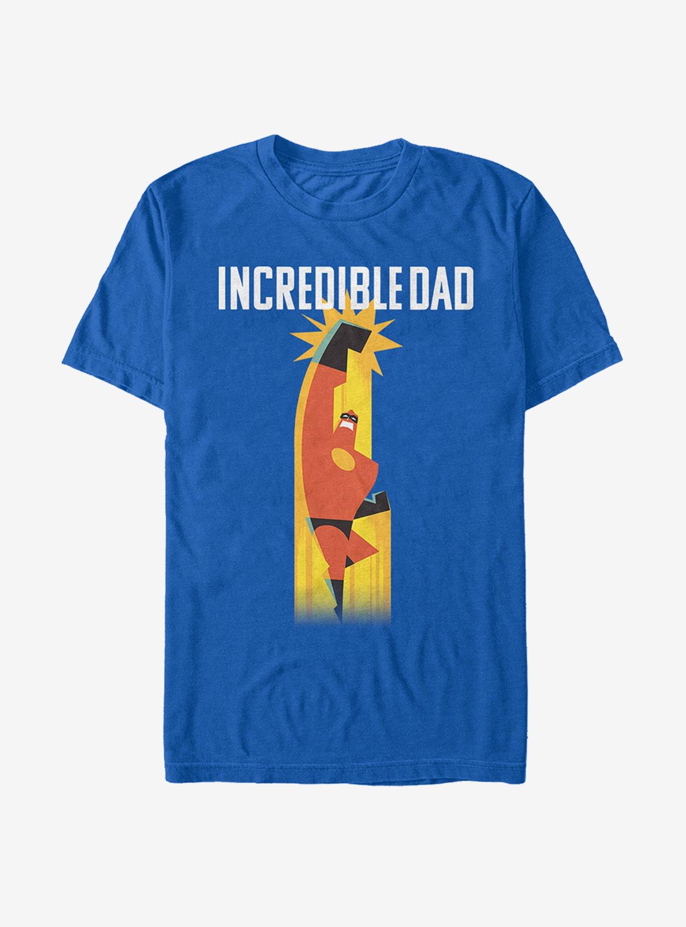 Disney Pixar The Incredibles Incredible Dad Geometric T-Shirt, ROYAL, hi-res