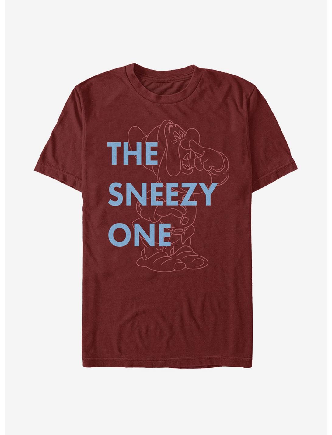 Disney Snow White Sneezy One T-Shirt, CARDINAL, hi-res