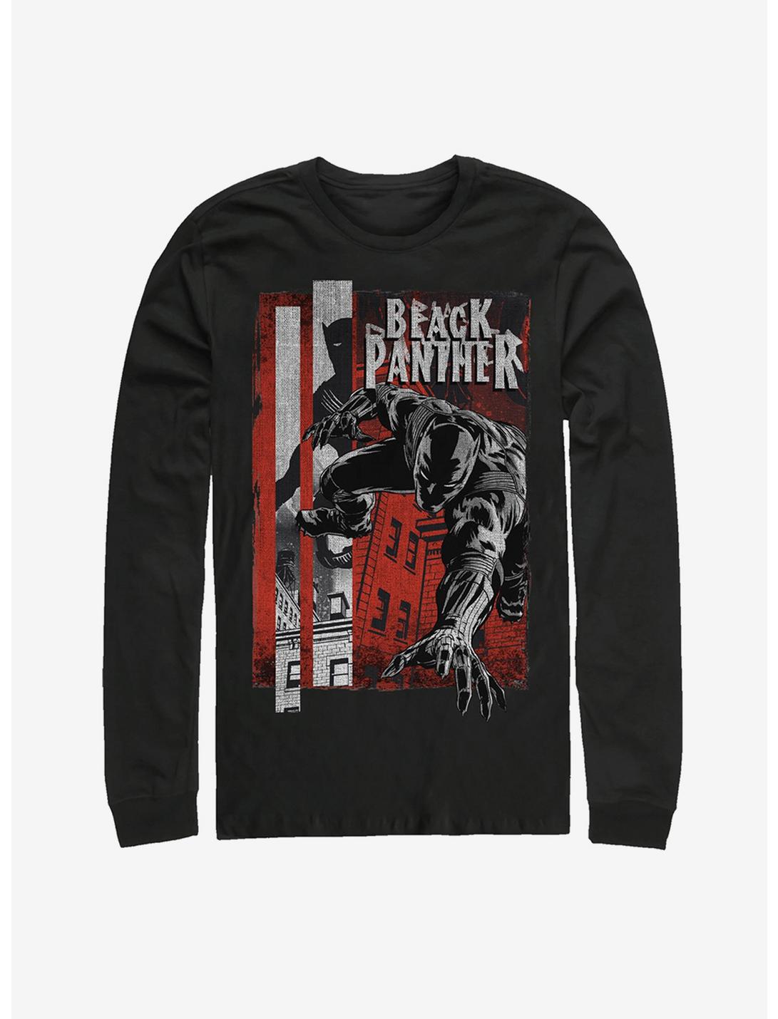 Marvel Black Panther Lurk Long Sleeve T-Shirt, BLACK, hi-res