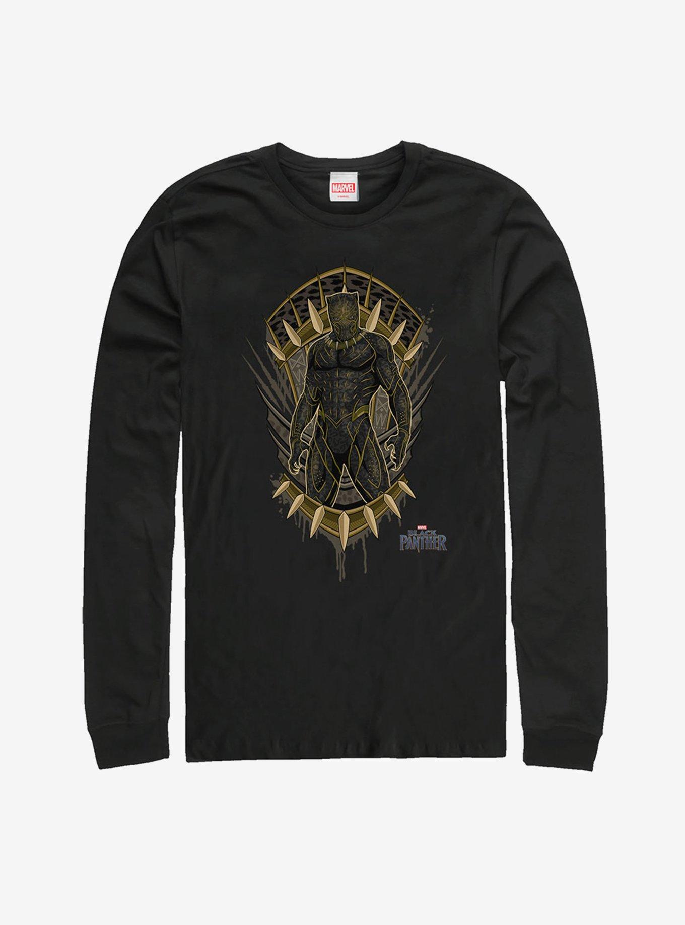 Marvel Black Panther Claw Crest Long Sleeve T-Shirt, , hi-res