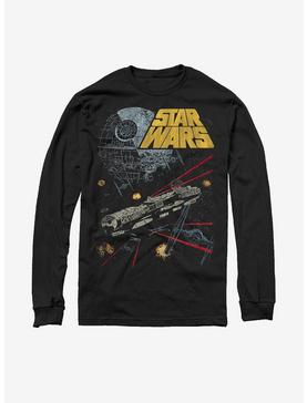 Star Wars Millennium Falcon Battle Long Sleeve T-Shirt, , hi-res