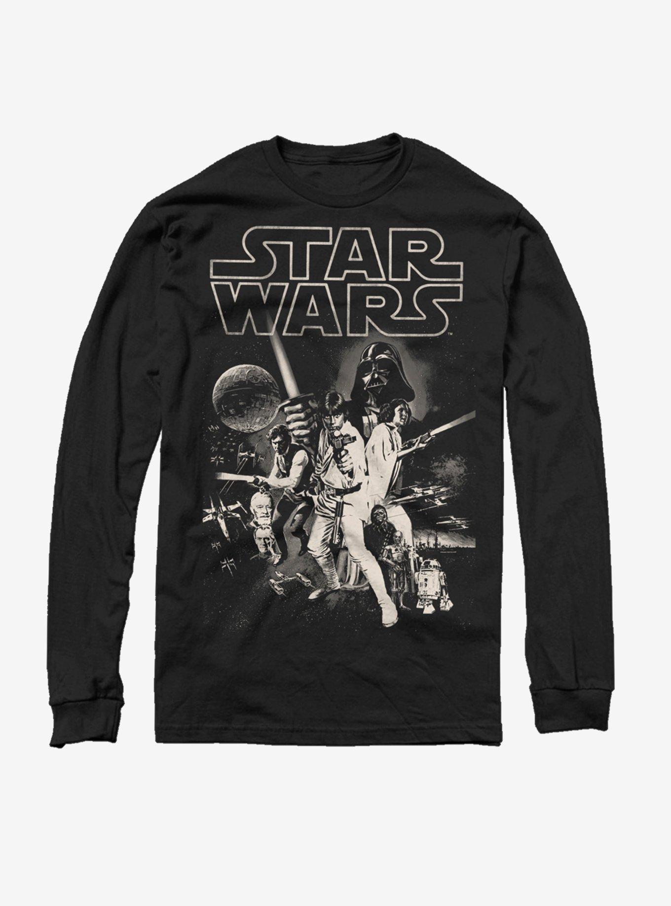 Star Wars Classic Poster Long Sleeve T-Shirt, , hi-res