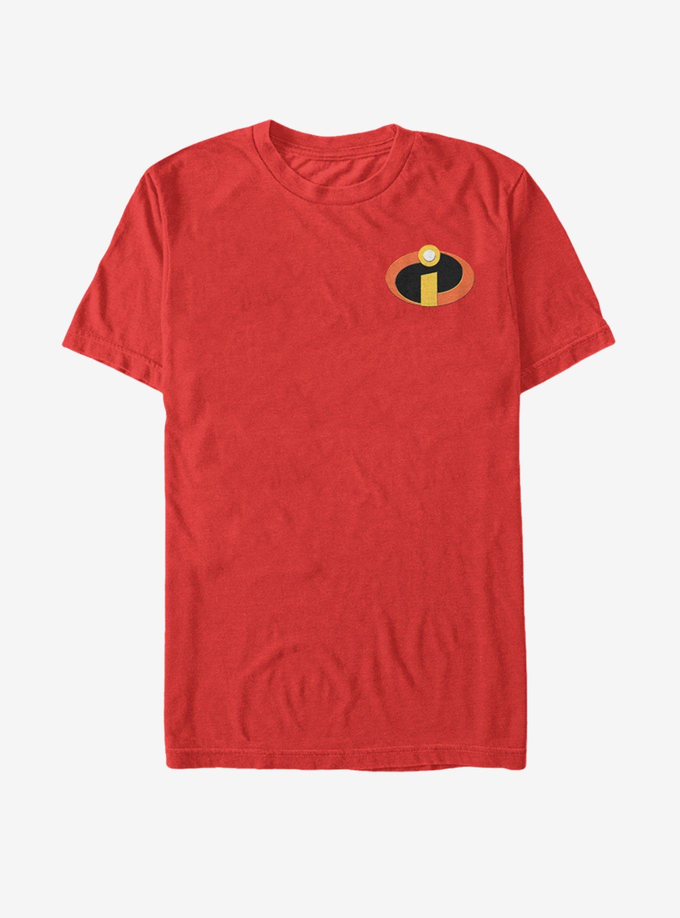 Disney Pixar The Incredibles Mini Logo T-Shirt, RED, hi-res