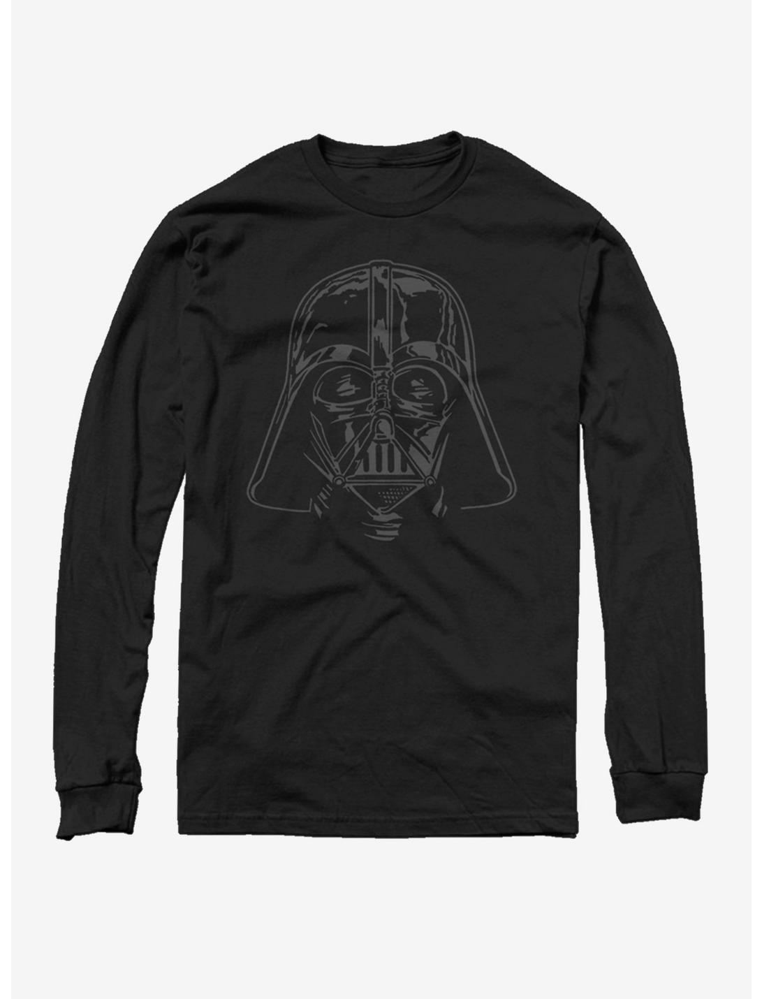 Star Wars Darth Vader Helmet Long Sleeve T-Shirt, BLACK, hi-res
