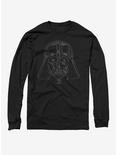 Star Wars Darth Vader Helmet Long Sleeve T-Shirt, BLACK, hi-res