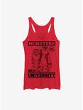 Disney Pixar Monsters University College Friends Est. 1313 Womens Tank, RED HTR, hi-res
