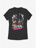 Plus Size Star Wars The Force Awakens Cartoon Womens T-Shirt, BLACK, hi-res