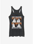 Star Wars Halloween Porg Boo With You Womens Tank, BLK HTR, hi-res