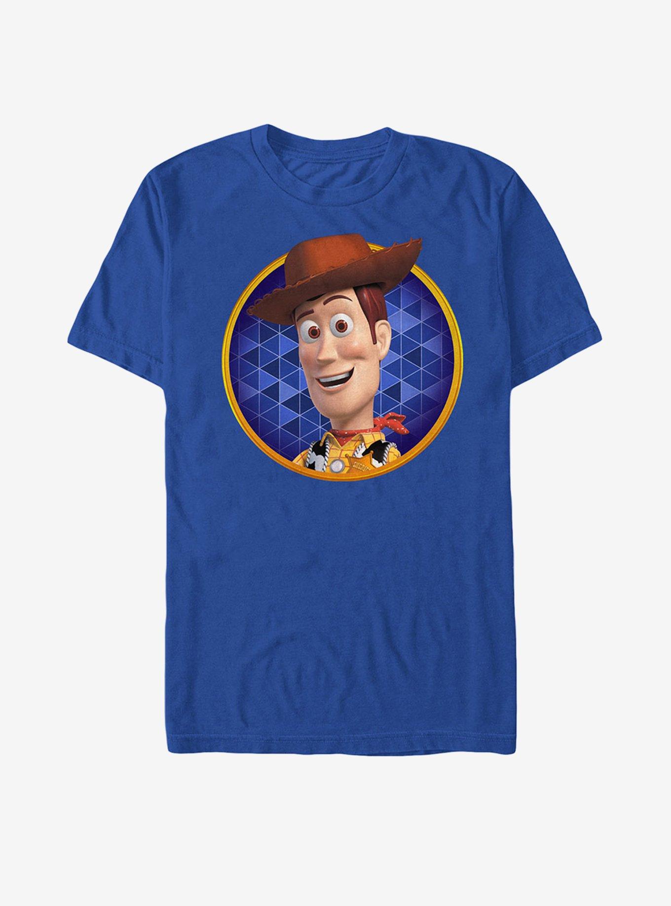 Disney Pixar Toy Story Woody Portrait T-Shirt, ROYAL, hi-res