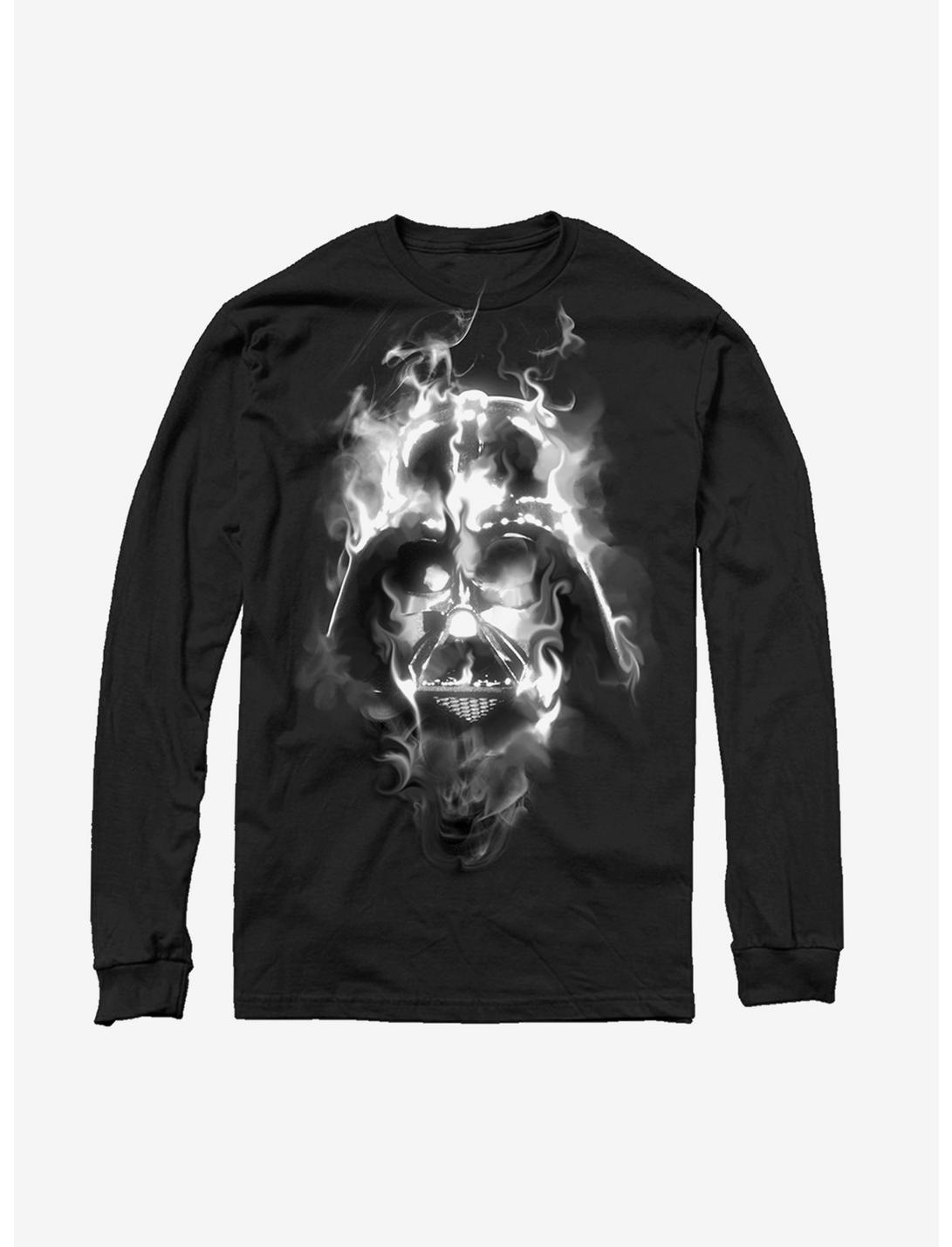 Star Wars Darth Vader Smoke Long Sleeve T-Shirt, BLACK, hi-res