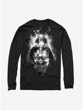 Plus Size Star Wars Darth Vader Smoke Long Sleeve T-Shirt, BLACK, hi-res