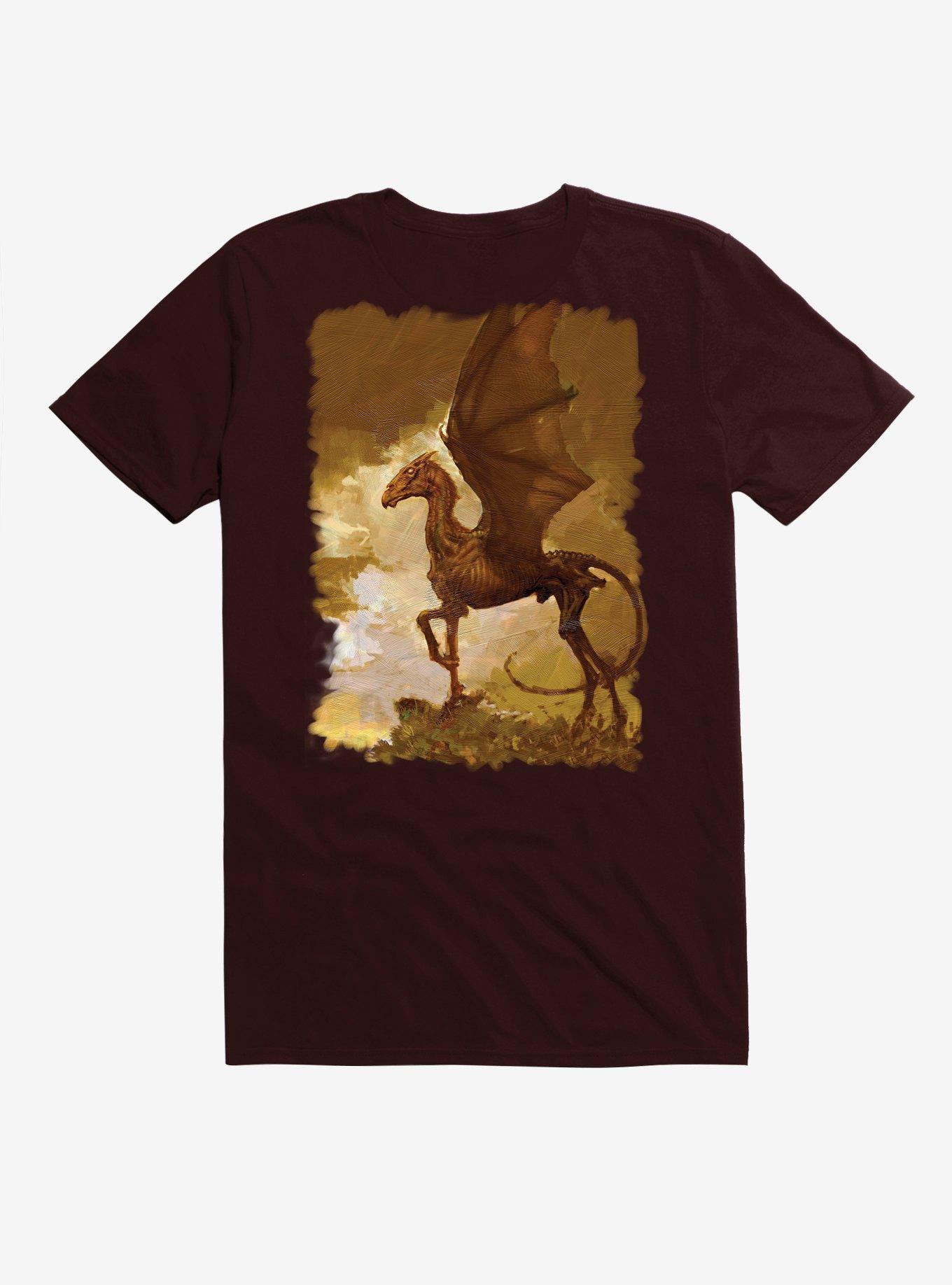 Harry Potter Thestral Painting T-Shirt, DARK CHOCOLATE, hi-res