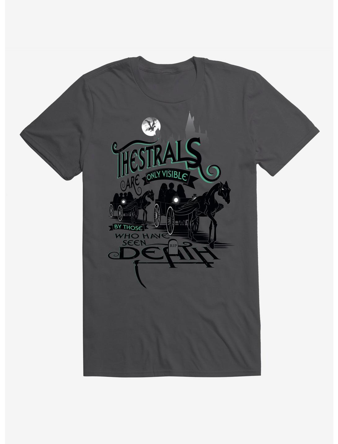 Harry Potter Thestrals Are Only Visible T-Shirt, STORM GREY, hi-res
