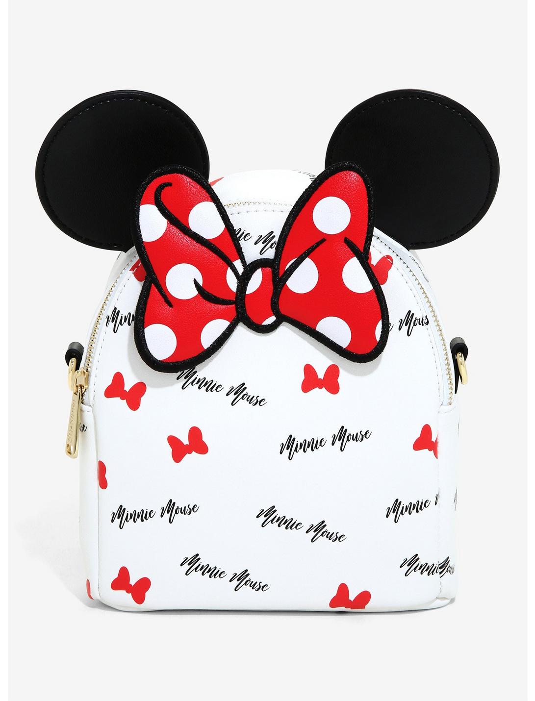 Loungefly Disney Minnie Mouse Signature Mini Backpack - BoxLunch Exclusive, , hi-res