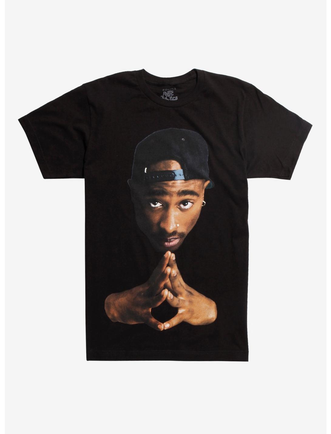 Tupac Face & Hands T-Shirt, MULTI, hi-res