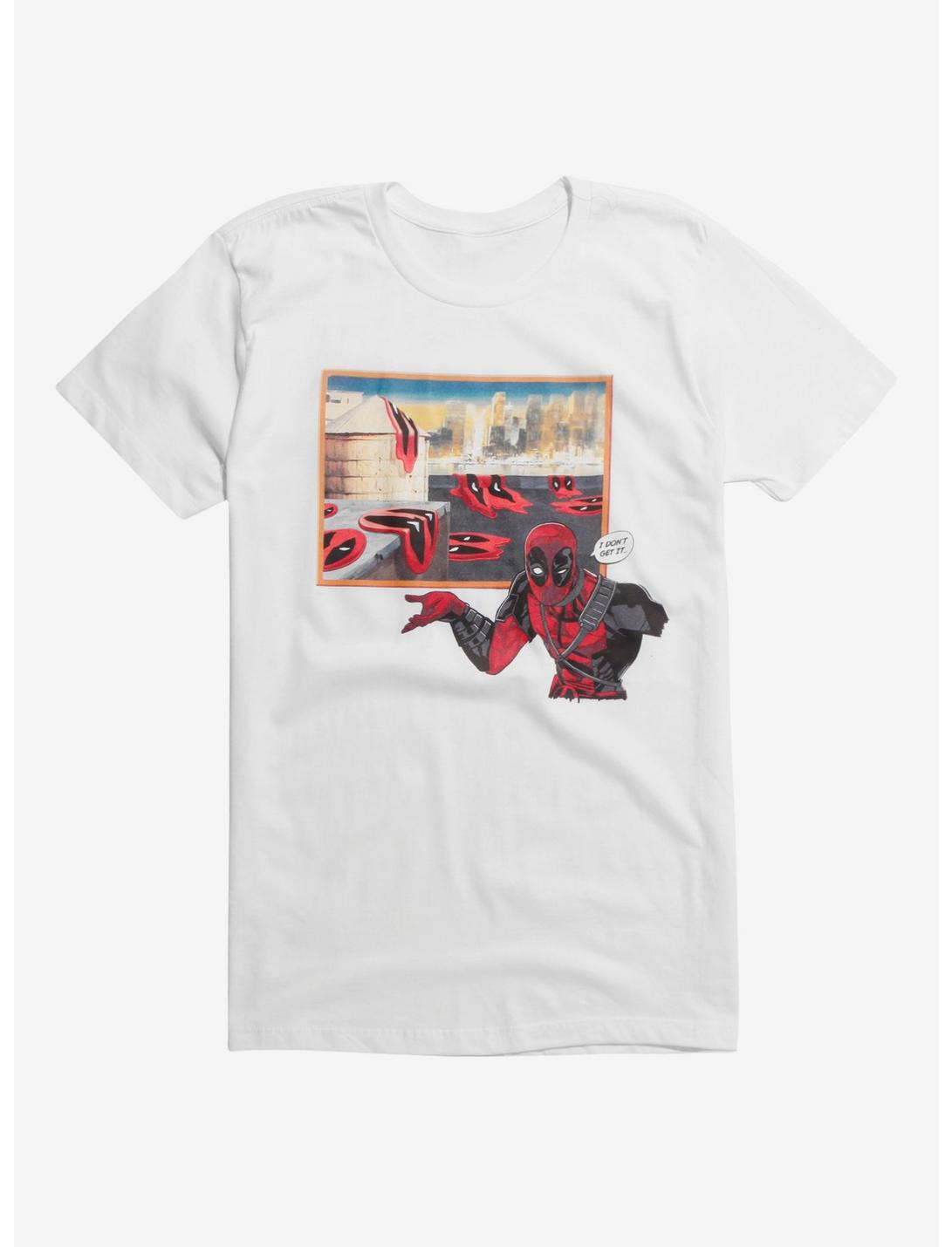 Marvel Deadpool Melting Mask Art T-Shirt, MULTI, hi-res