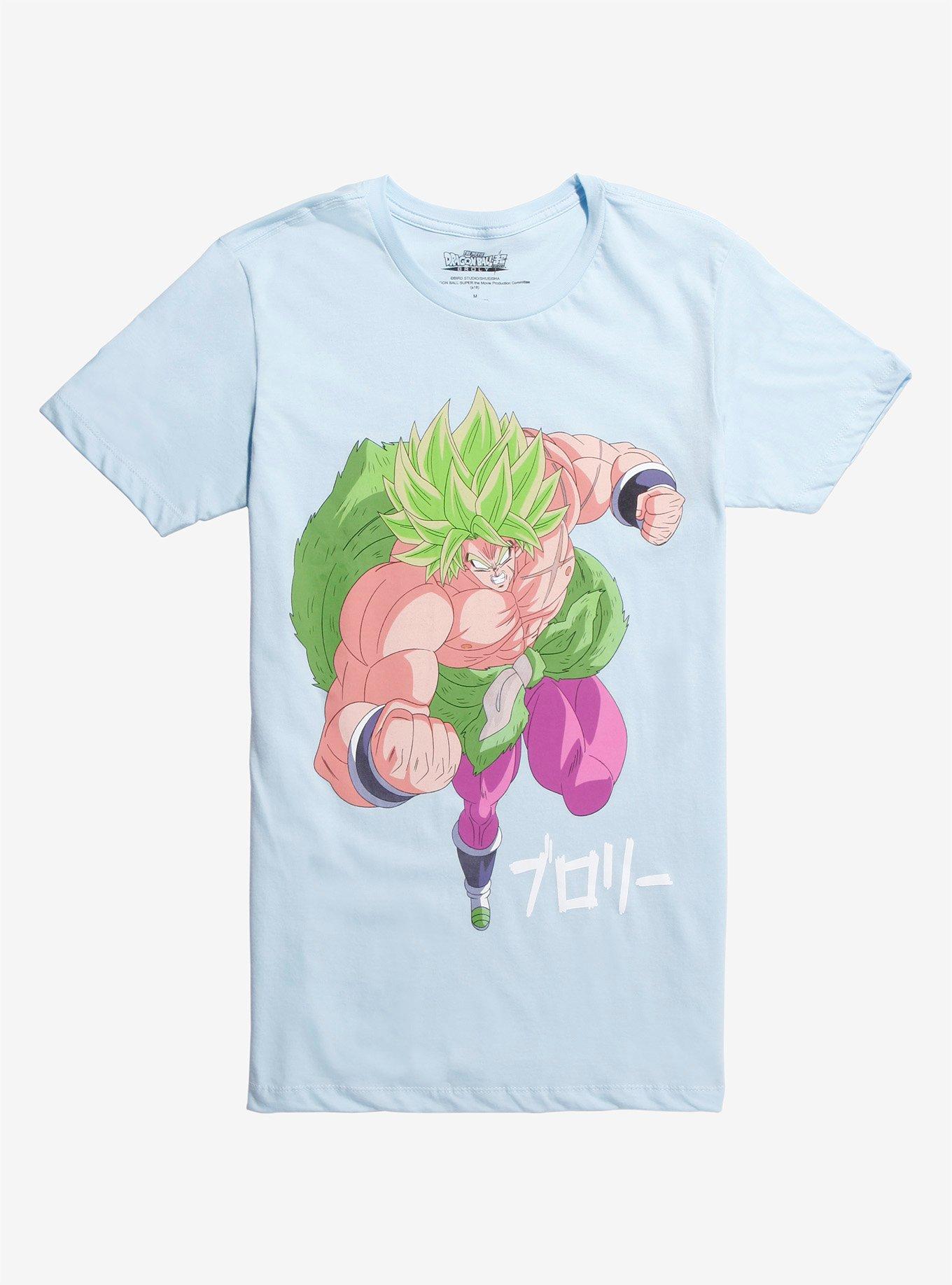 Dragon Ball Super: Broly Saiyan Broly T-Shirt, LIGHT BLUE, hi-res